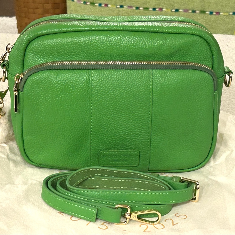 Pom Pom London KELLY GREEN OP/Original Plus/Mayfair Plus w/leather strap